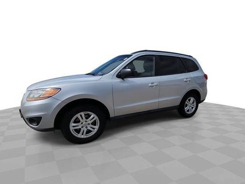 Radiant Silver 2010 Hyundai SANTA FE GLS