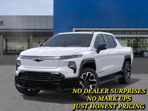 White 2025 Chevrolet Silverado EV RST