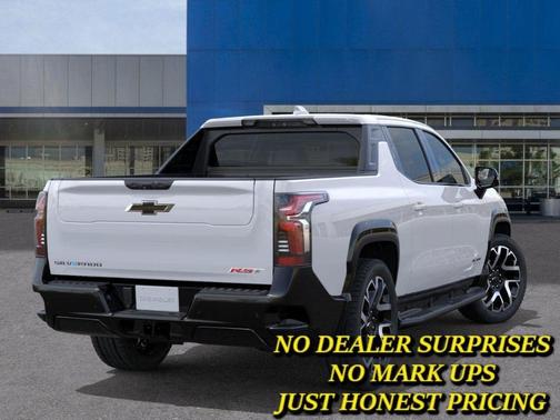 White 2025 Chevrolet Silverado EV RST