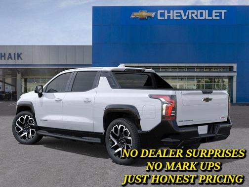 White 2025 Chevrolet Silverado EV RST