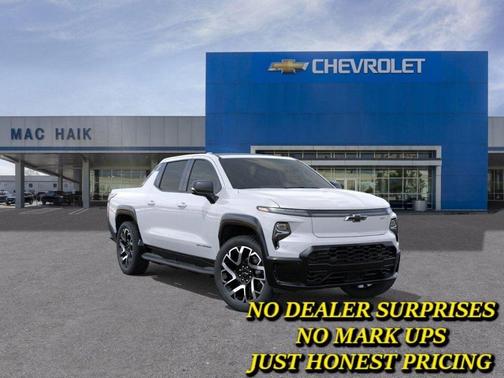 White 2025 Chevrolet Silverado EV RST