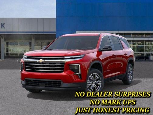 Radiant Red 2026 Chevrolet Traverse LT