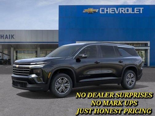 Black 2026 Chevrolet Traverse LT