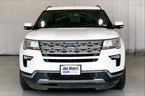 White Platinum Metallic Tri-Coat 2019 Ford Explorer Limited
