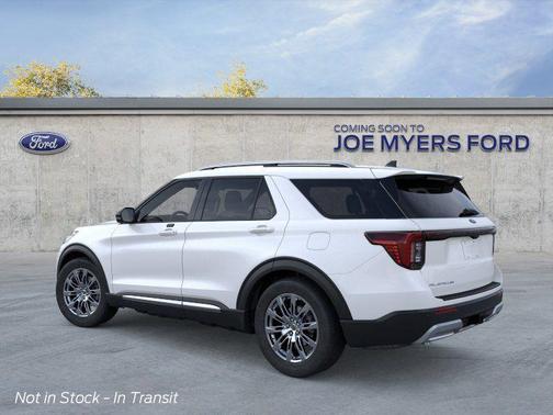 Star White Metallic Tri-Coat 2026 Ford Explorer Platinum