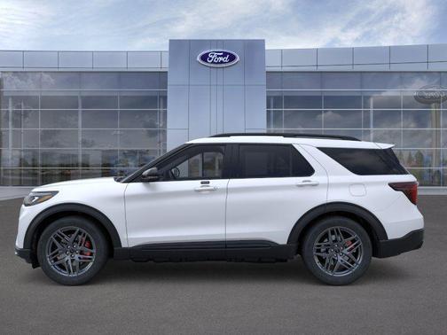 Star White Metallic Tri-Coat 2026 Ford Explorer ST