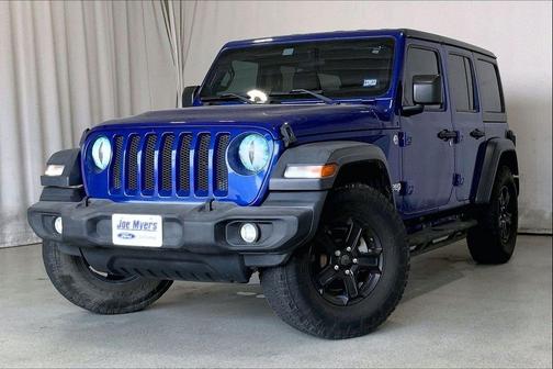 Ocean Blue Metallic Clearcoat 2018 Jeep Wrangler Unlimited Sport