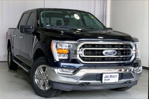 Antimatter Blue Metallic 2022 Ford F-150 XLT