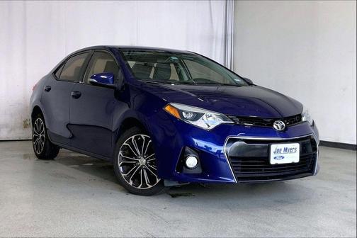 Blue Crush Metallic 2015 Toyota Corolla S Plus