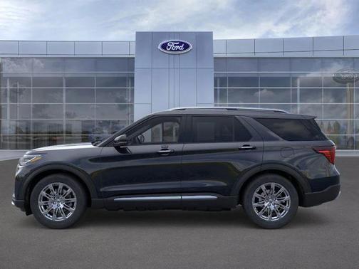Agate Black Metallic 2026 Ford Explorer Platinum