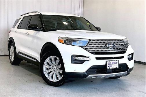 Star White Metallic Tri-Coat 2020 Ford Explorer Limited