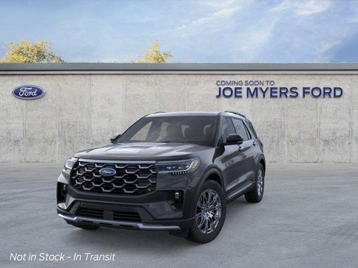 Agate Black Metallic 2026 Ford Explorer Platinum