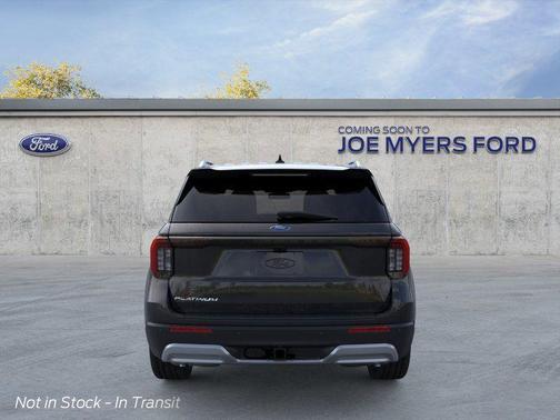 Agate Black Metallic 2026 Ford Explorer Platinum
