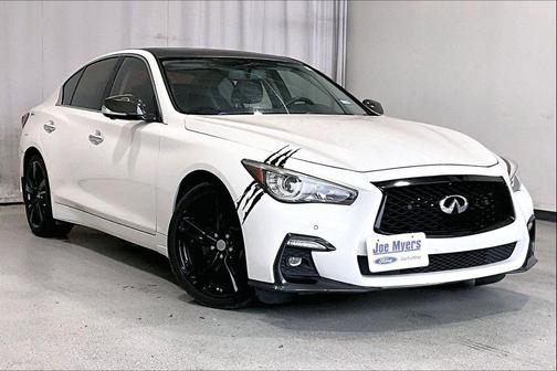 Pure White 2019 INFINITI Q50 3.0t Signature Edition
