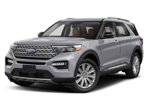 Iconic Silver Metallic 2021 Ford Explorer Limited
