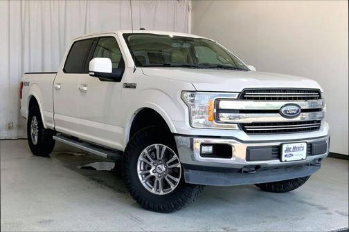 White Platinum Metallic Tri-Coat 2018 Ford F-150 Lariat