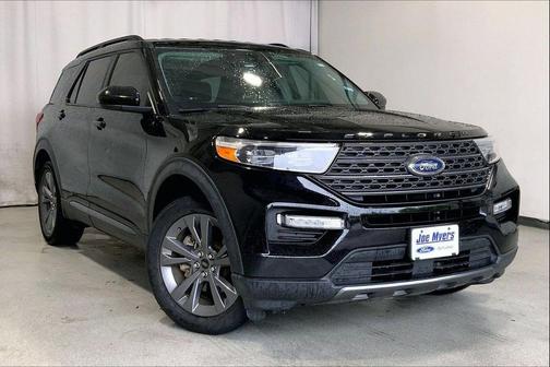 Agate Black Metallic 2023 Ford Explorer XLT