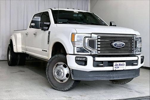 Star White Metallic Tri-Coat 2022 Ford F-350 Platinum