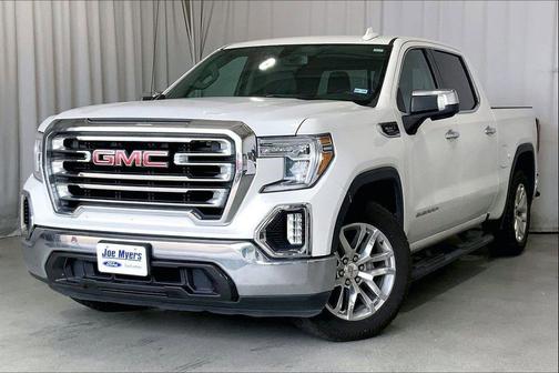 White Frost Tricoat 2021 GMC Sierra 1500 SLT