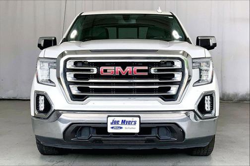 White Frost Tricoat 2021 GMC Sierra 1500 SLT