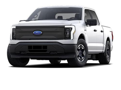 Star White Metallic Tri-Coat 2023 Ford F-150 Lightning LARIAT