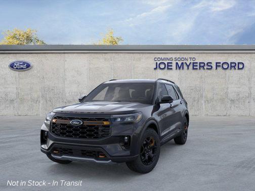 Agate Black Metallic 2026 Ford Explorer Tremor
