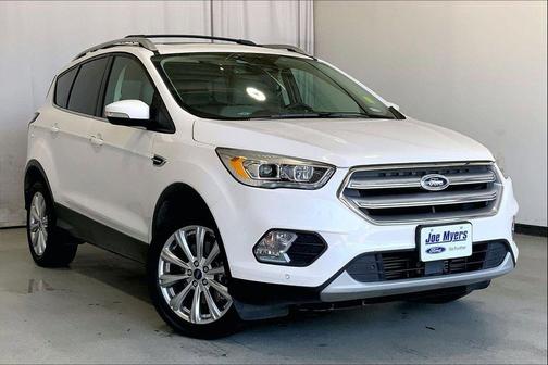 White Platinum Clearcoat Metallic 2018 Ford Escape Titanium