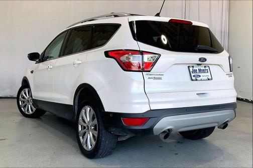 White Platinum Clearcoat Metallic 2018 Ford Escape Titanium