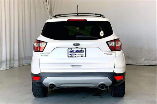 White Platinum Clearcoat Metallic 2018 Ford Escape Titanium