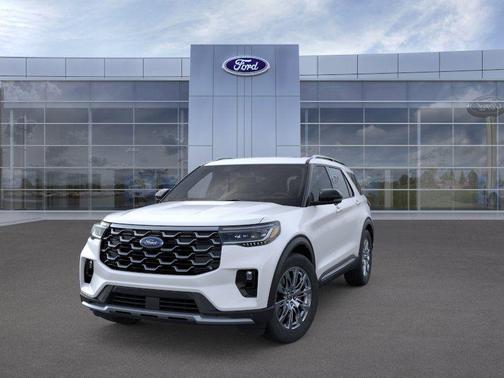 Star White Metallic Tri-Coat 2026 Ford Explorer Platinum