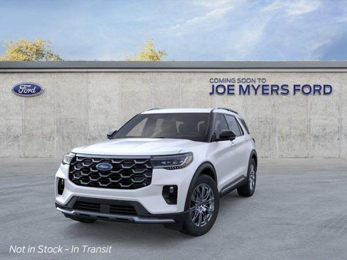 Star White Metallic Tri-Coat 2026 Ford Explorer Platinum