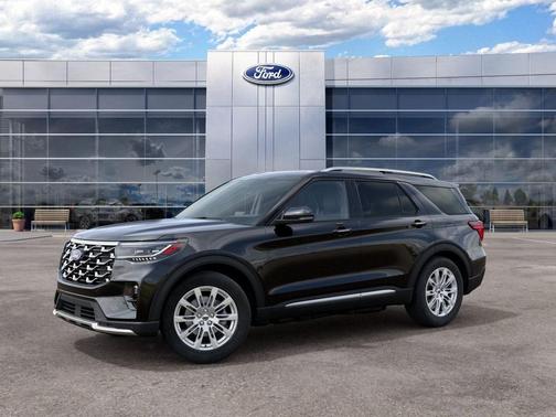 Agate Black Metallic 2027 Ford Explorer Platinum