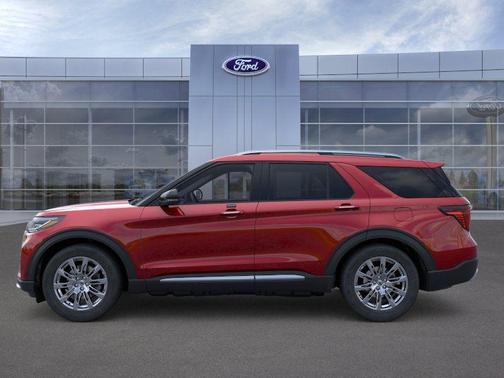 Rapid Red Metallic Tinted Clearcoat 2026 Ford Explorer Platinum
