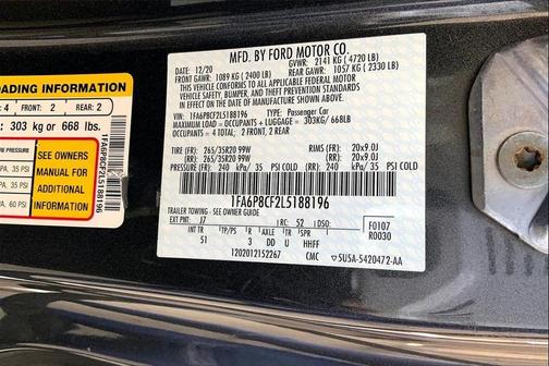 2020 Ford Mustang GT Premium