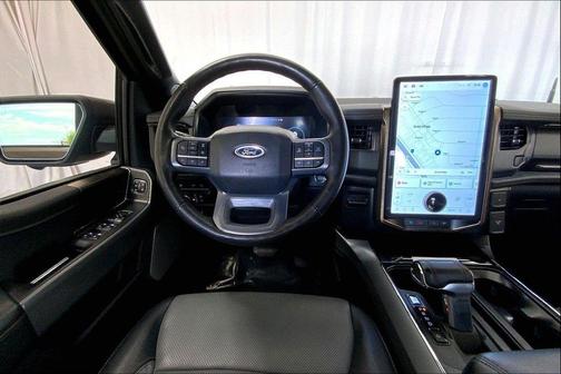 Stone Gray Metallic 2023 Ford F-150 Lightning LARIAT