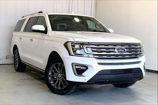White Platinum Metallic Tri-Coat 2019 Ford Expedition Max Limited