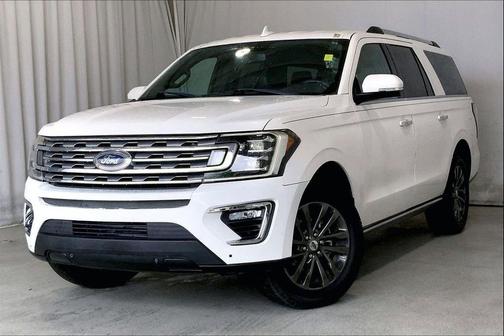 White Platinum Metallic Tri-Coat 2019 Ford Expedition Max Limited
