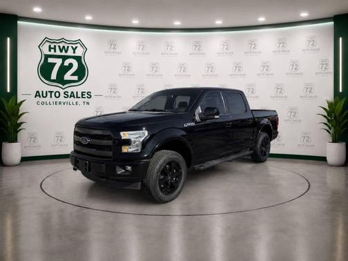 Shadow Black 2017 Ford F-150 Lariat