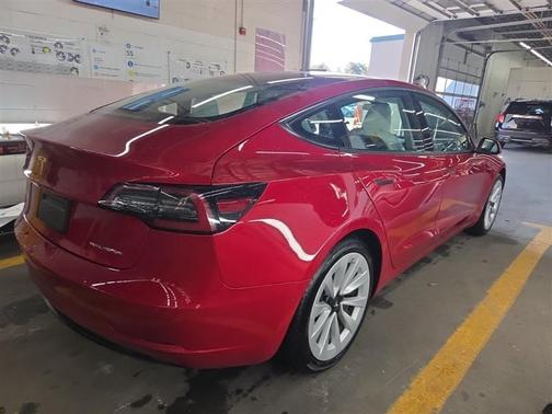 Red Multi-Coat 2021 Tesla Model 3 Long Range