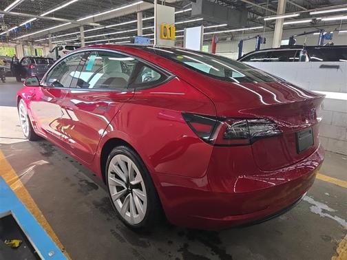 Red Multi-Coat 2021 Tesla Model 3 Long Range