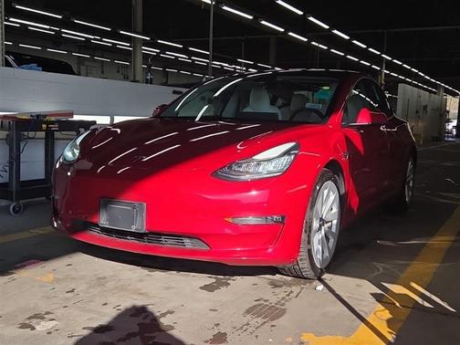 Red Multi-Coat 2021 Tesla Model 3 Long Range