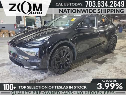Solid Black 2023 Tesla Model Y Long Range Dual Motor All-Wheel Drive