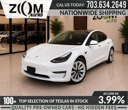 Pearl White Multi-Coat 2023 Tesla Model 3 Standard Range Plus