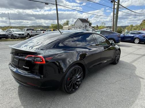 Solid Black 2023 Tesla Model 3 Performance