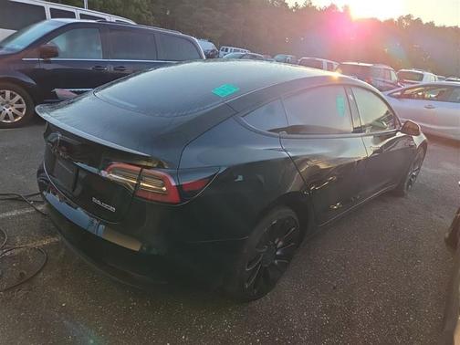Solid Black 2023 Tesla Model 3 Performance
