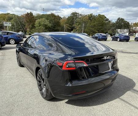 Solid Black 2023 Tesla Model 3 Performance
