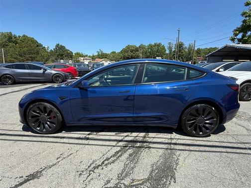 Deep Blue Metallic 2022 Tesla Model 3 Performance