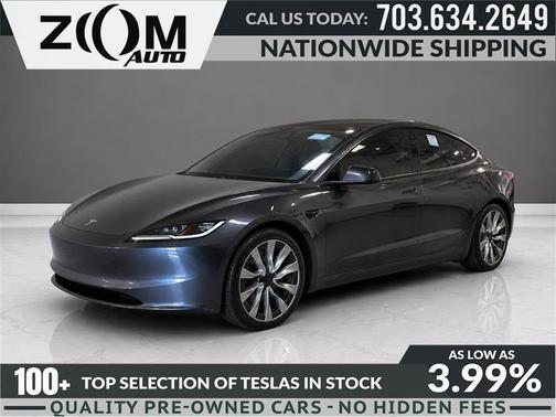 Stealth Grey 2024 Tesla Model 3 Standard Range