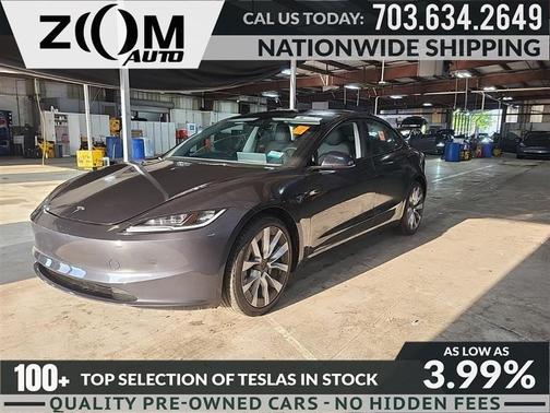 Stealth Grey 2024 Tesla Model 3 Standard Range