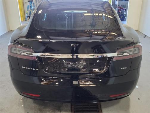 Solid Black 2018 Tesla Model S 75D